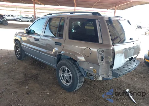 2002 Jeep Grand Cherokee Laredo z USA, uszkodzony, nr VIN 1J4GW48S62C258089